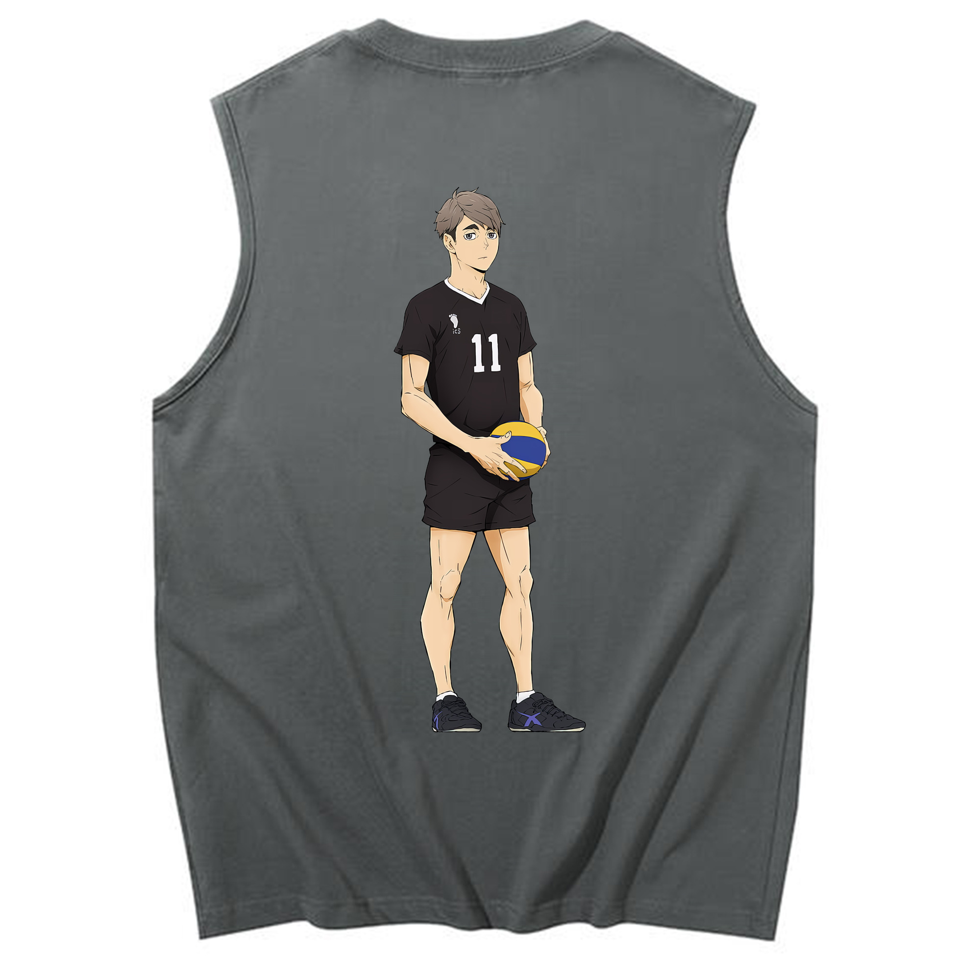 （画像用） ハイキュー!! Haikyu!! コットン100％タンクトップ（背面プリント）